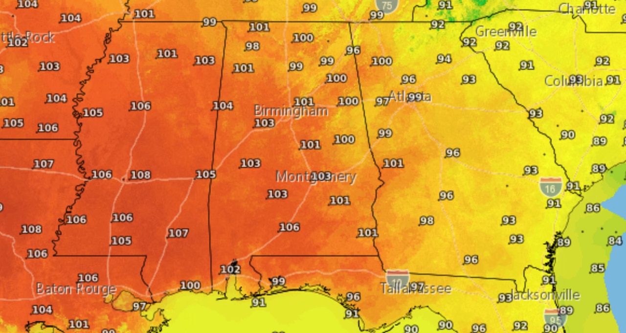 Thursday highs