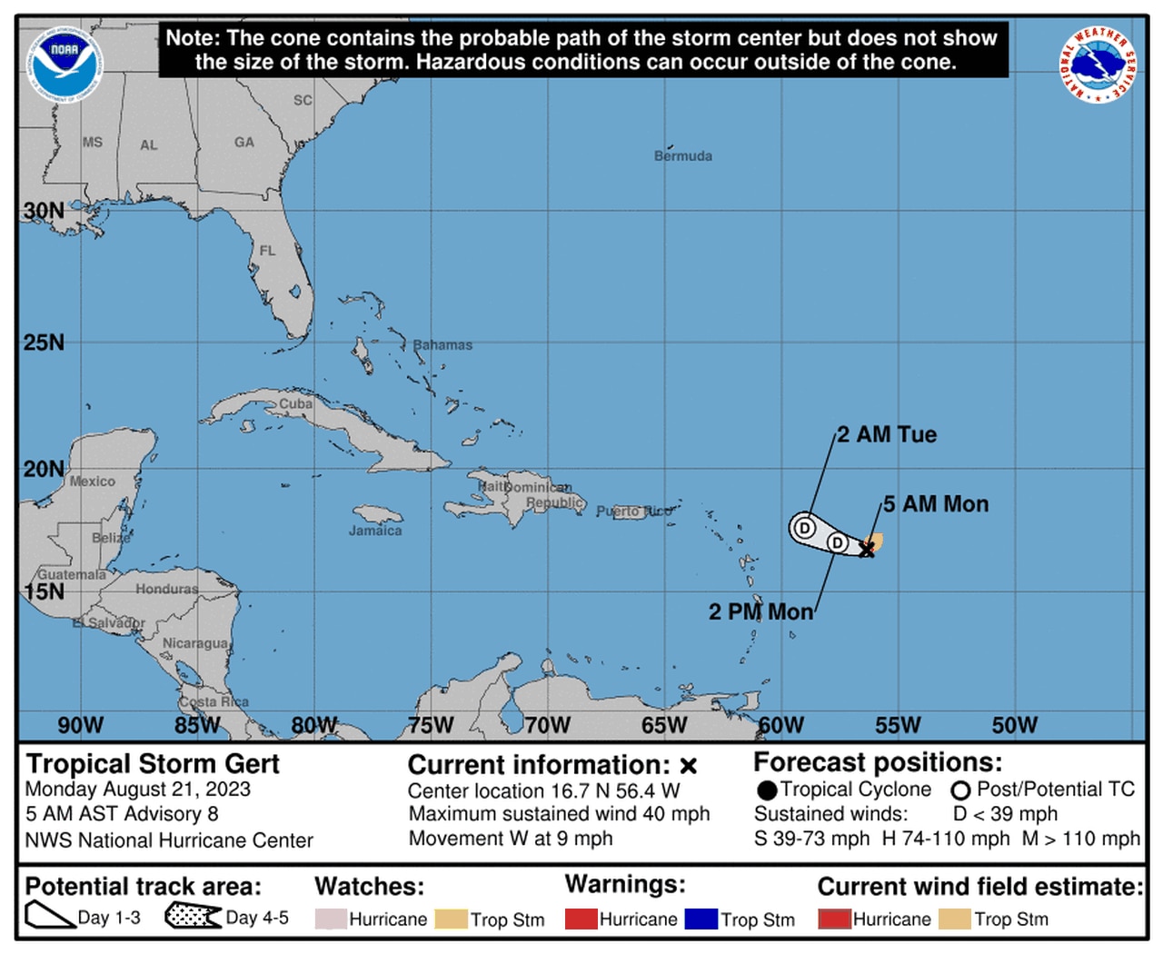 Tropical Storm Gert