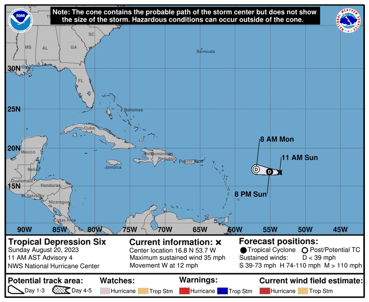 Tropical Depression Six