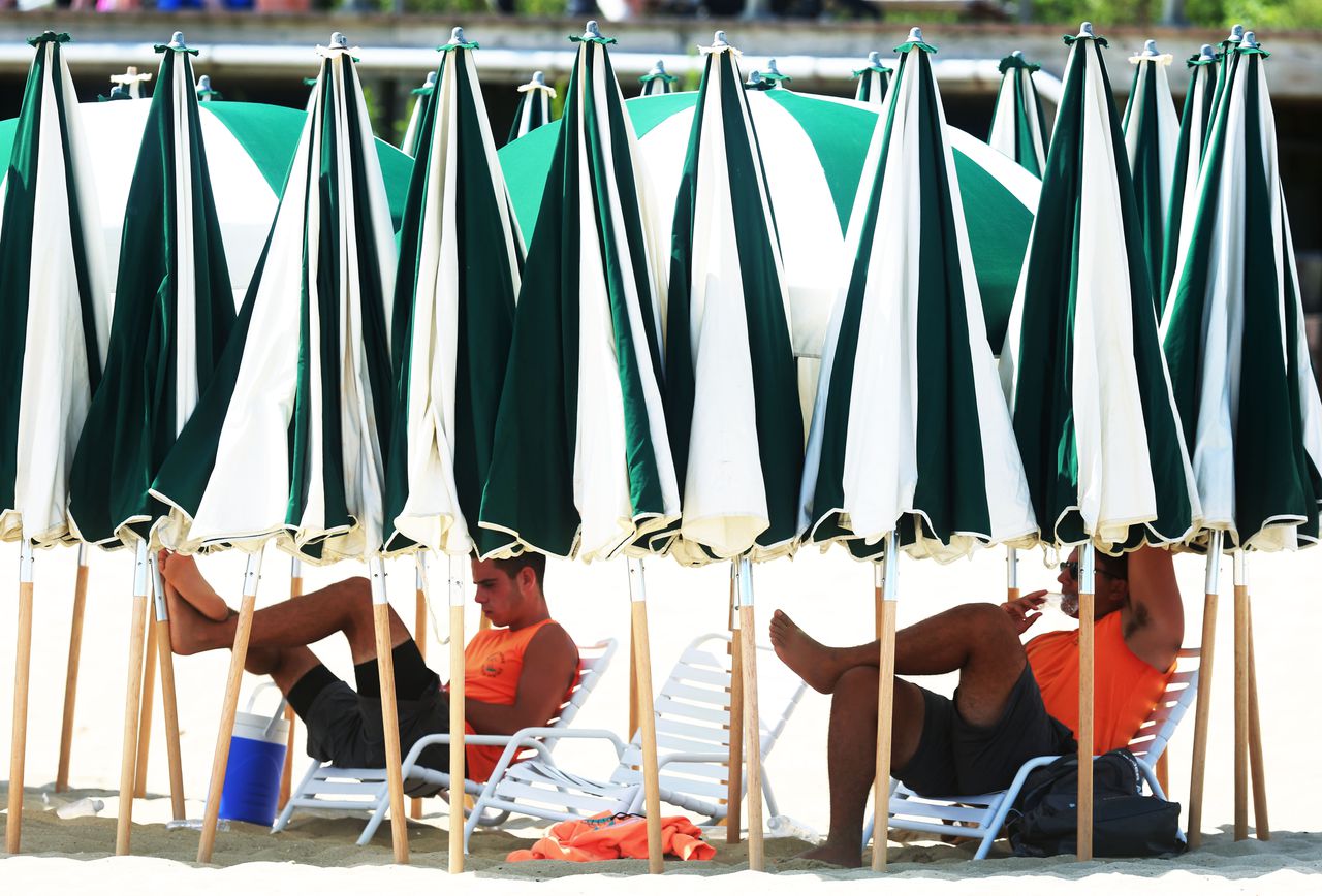 Woman impaled by beach umbrella in wind gust on Orange Beach