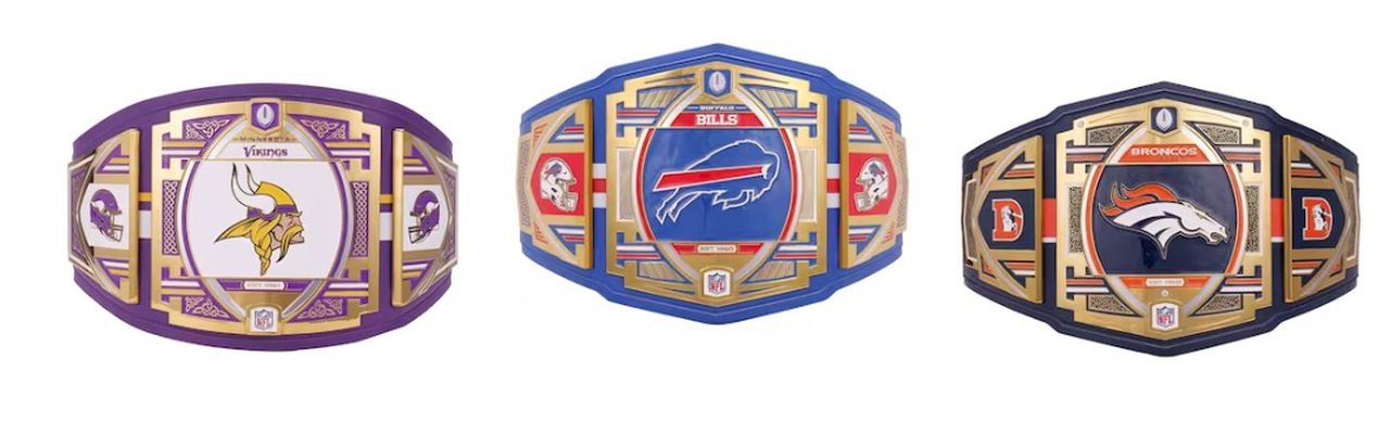 WWE and NFL team up to release your teamâs legacy title belt; Hereâs how to get them