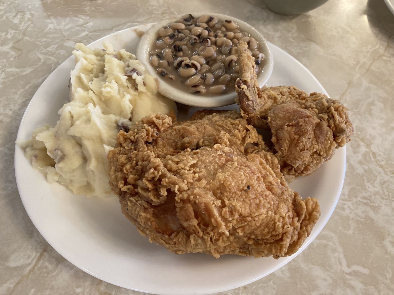 Fried chicken at Ted's Restaurant