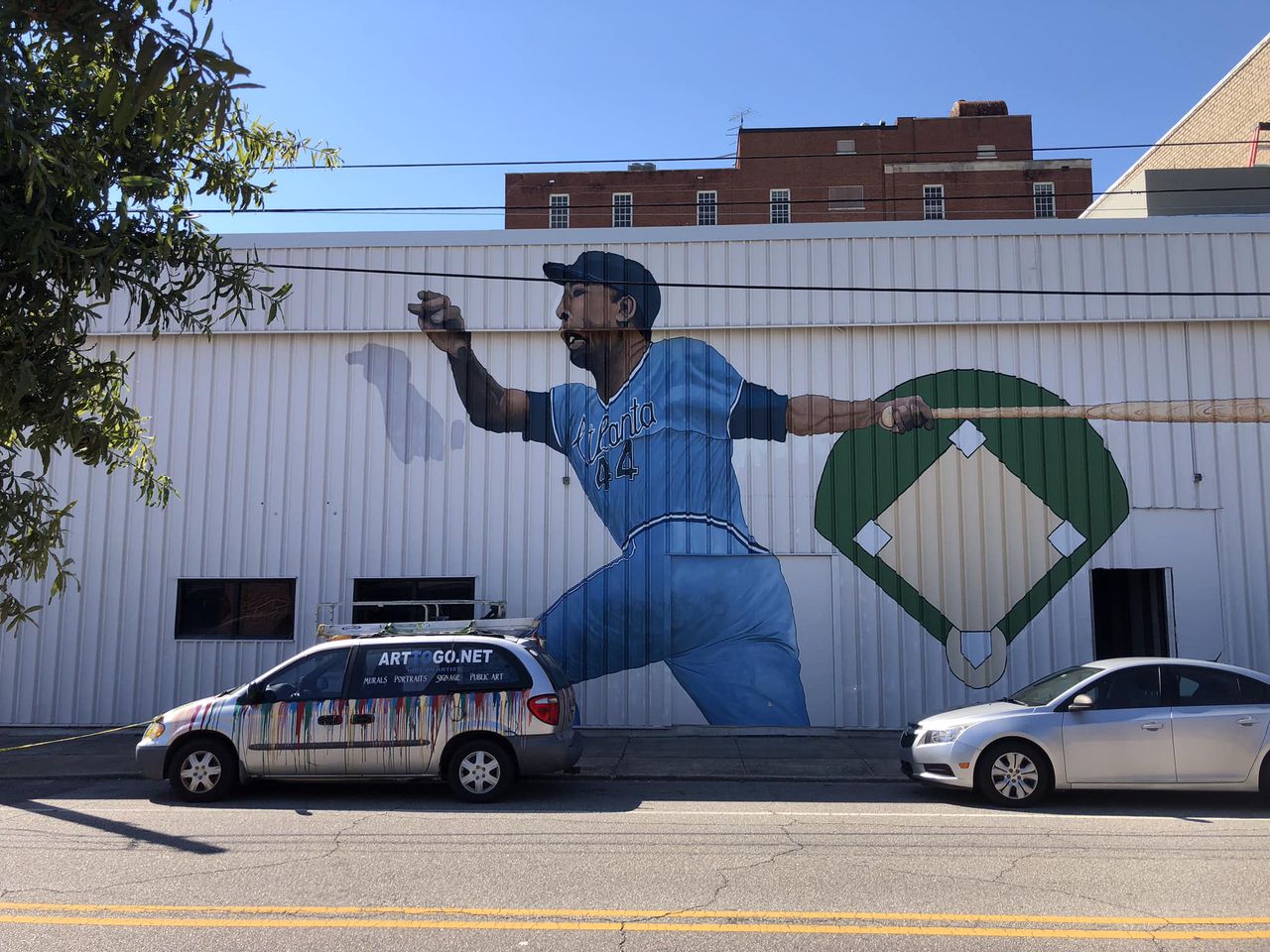 A business owner wanted to honor Hank Aaron with a mural. Mobile said no.