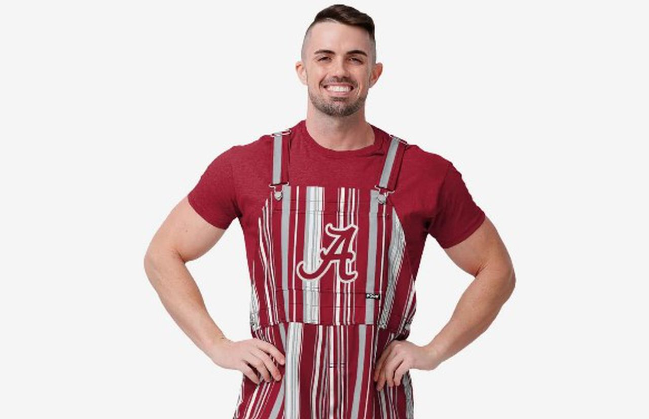 Alabama Hyper Stripe Bib Overalls