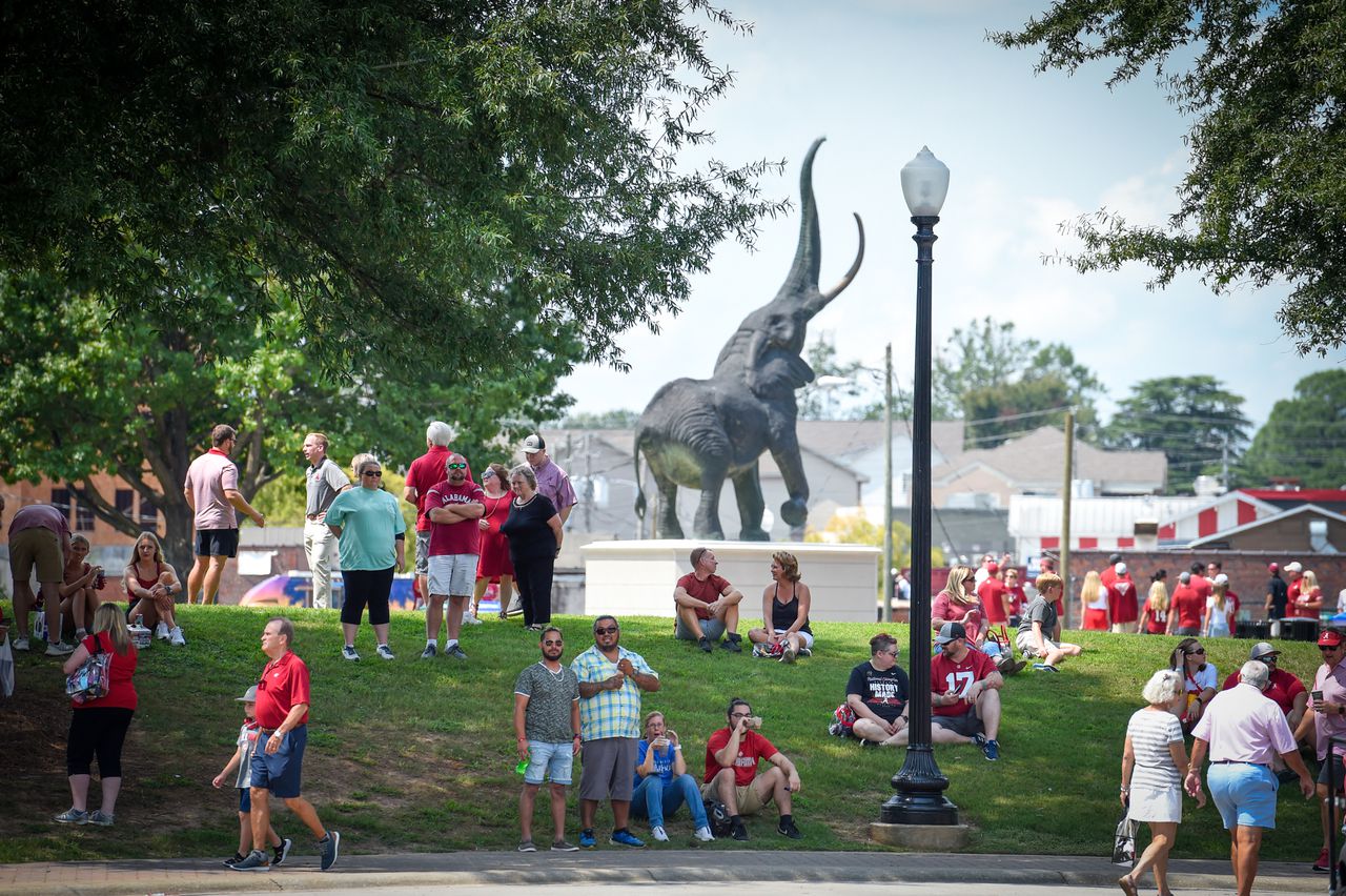 Alabama Football Fans Mercer 2021