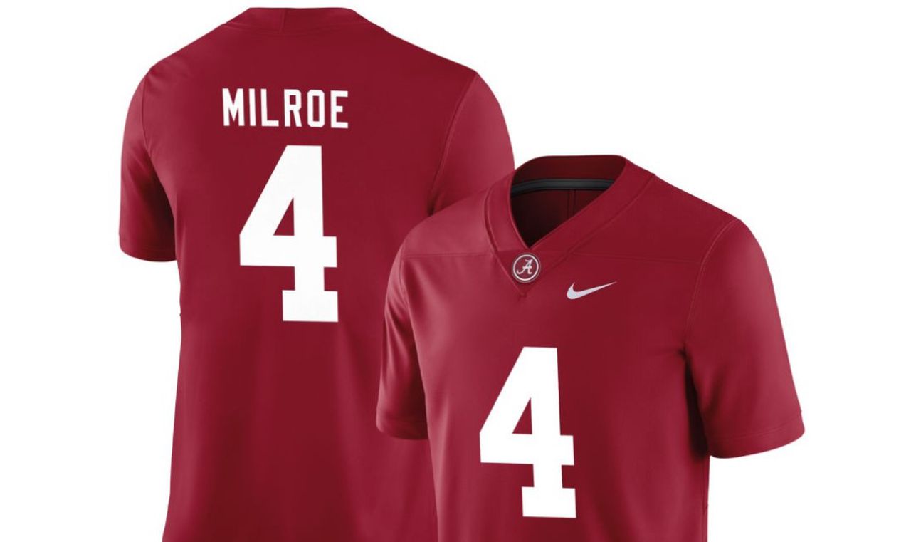 Alabamaâs Jalen Milroe named starting QB; Get his jersey