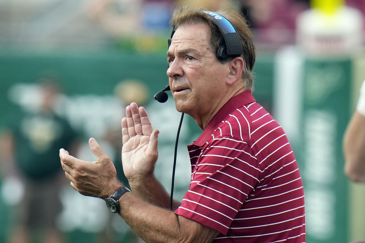 Alabamaâs Nick Saban explains decision to bench Tyler Buchner for Ty Simpson vs. USF