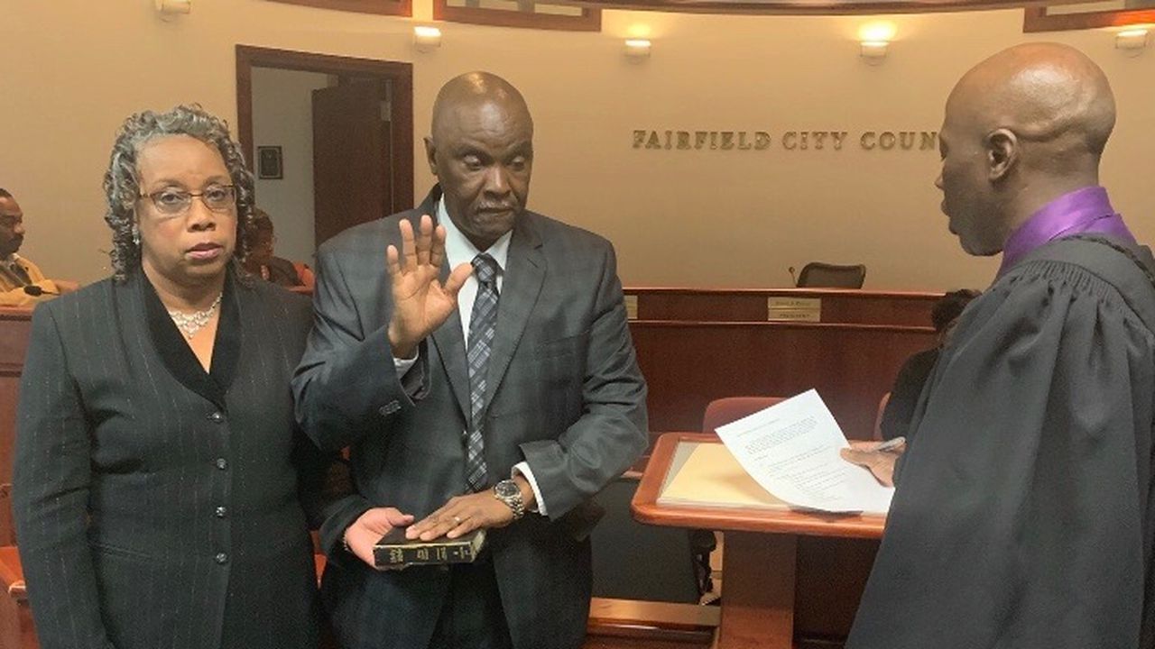 Newly-sworn Fairfield Mayor Eddie Penny