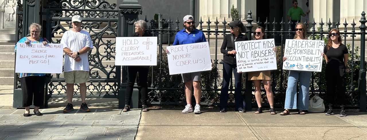 Catholic protesters call for removal of archbishop, school officials after Alex Crow scandal