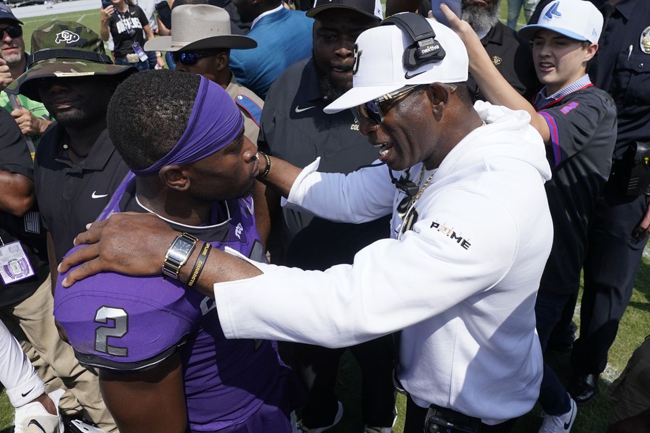 Deion Sanders reveals what he told TCUâs Trey Sanders, former Tide RB, after Colorado upset win