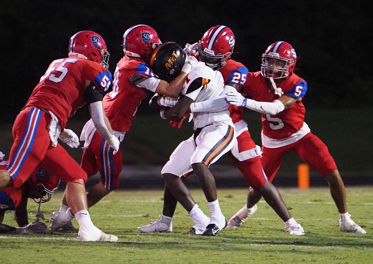 Frazier leads St. Paulâs past McGill-Toolen, 14-6