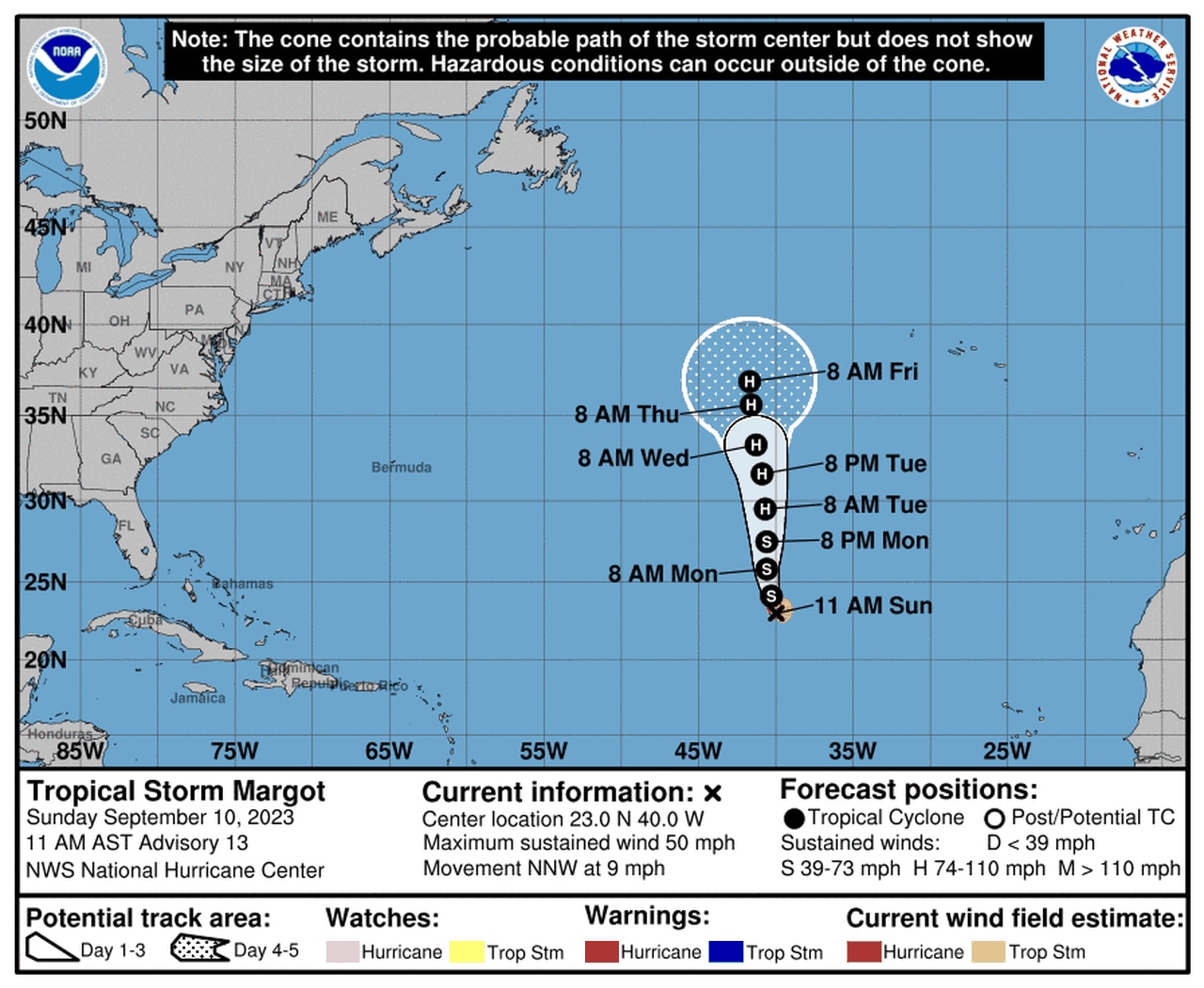 Tropical Storm Margot