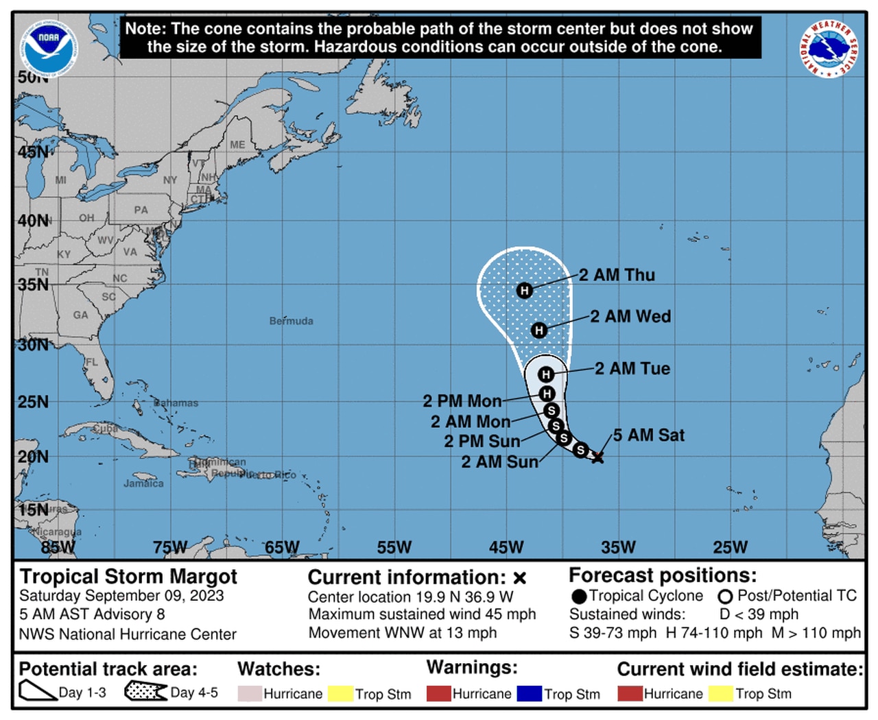 Hurricane Lee update: Lee weaker but still Category 3