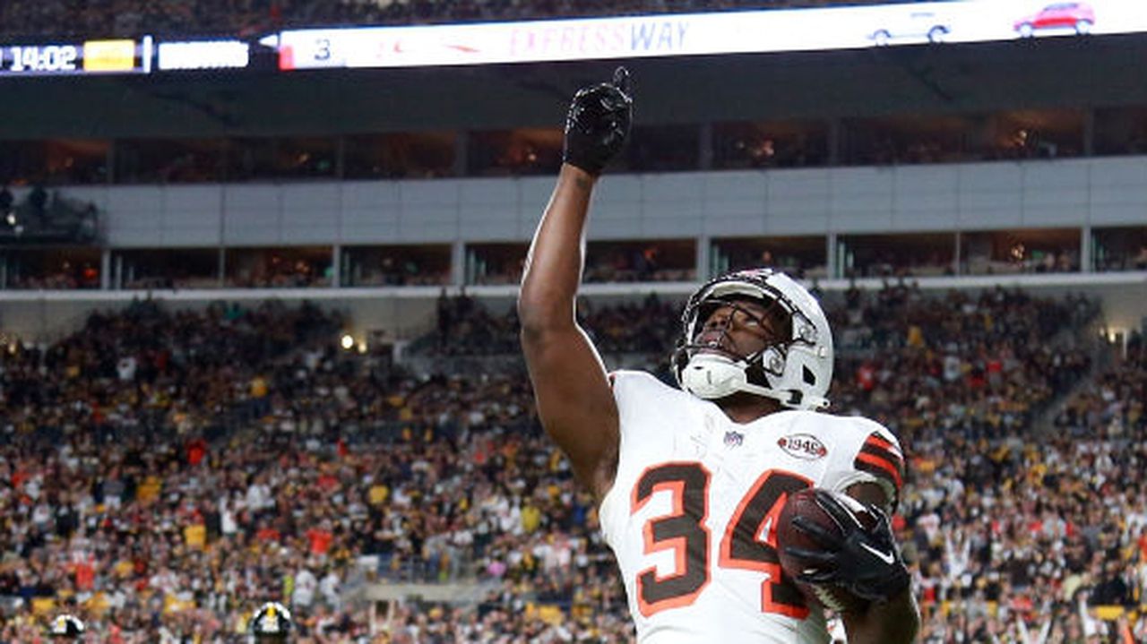 Jerome Ford steps up for Browns with his first NFL TD