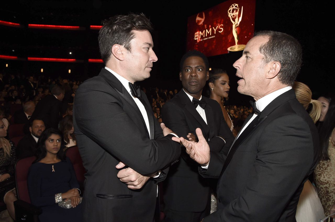 Jerry Seinfeld made Jimmy Fallon apologize to crew over cue card blow up, Rolling Stone reports