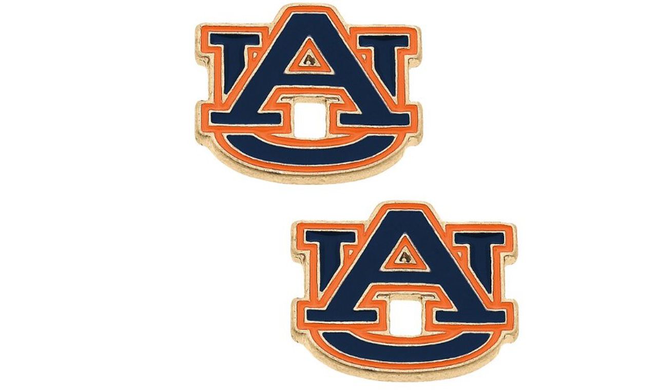 Auburn Tigers Stud Earrings