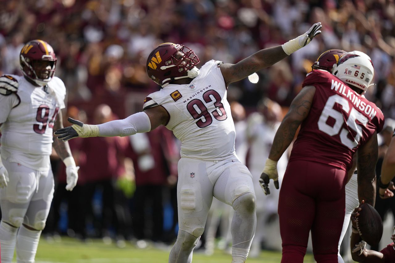 Jonathan Allen has goal for Commandersâ Alabama tackles