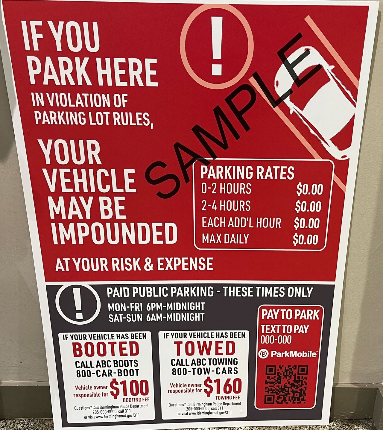 New Birmingham towing ordinance mandates updated signage, tow driver IDs