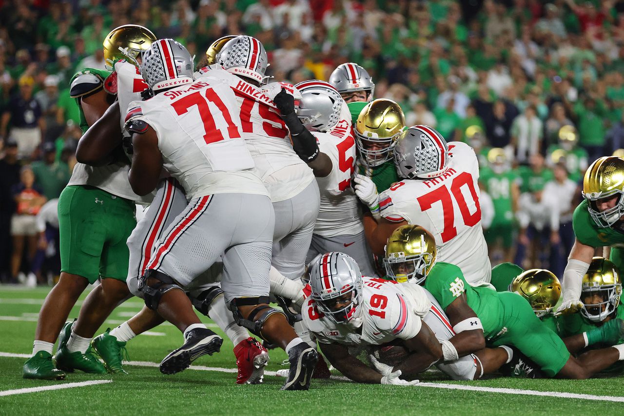 Notre Dame had 10 on field for Ohio Stateâs winning TD