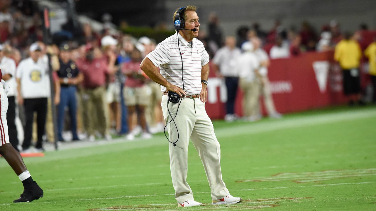 Saban admits fault after snide response to question