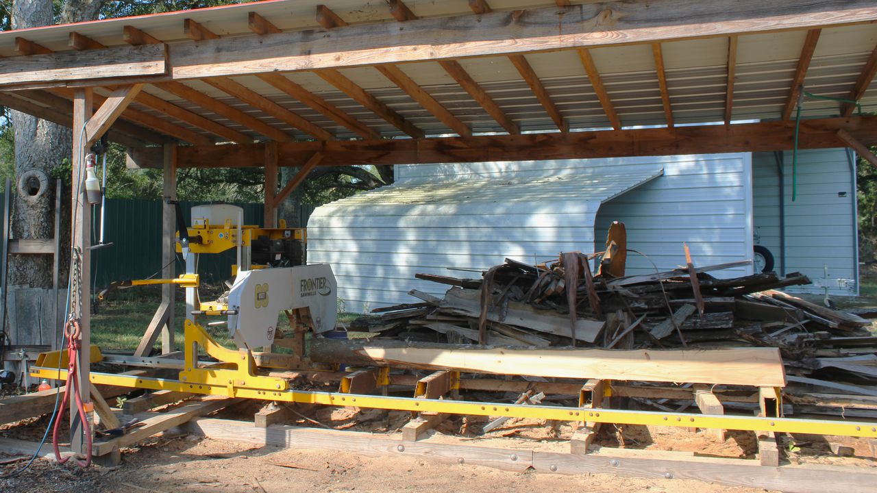 Richard Kimbrell reckons he represents the fourth generation of his family to run a sawmill.