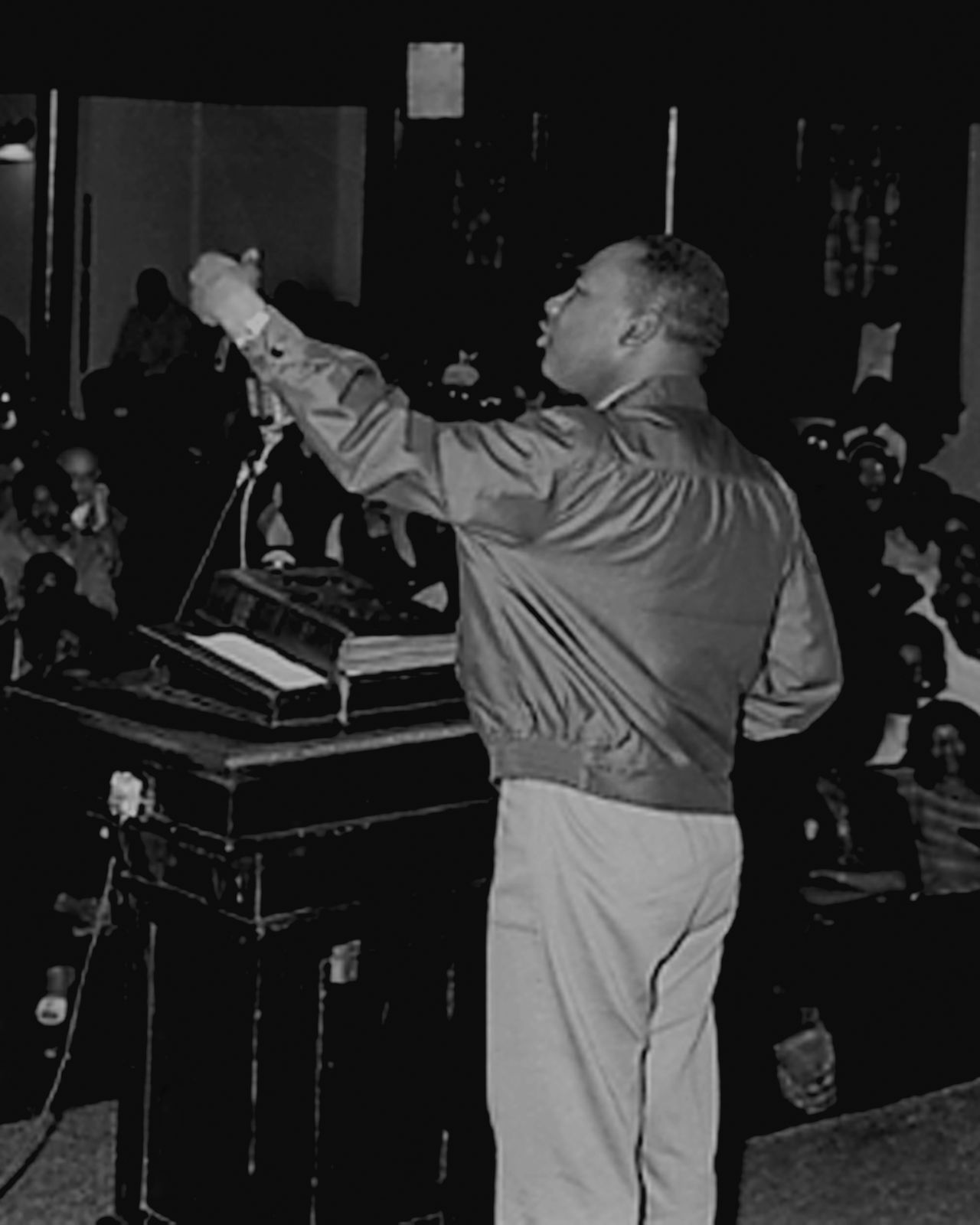 Dr. Martin Luther King At 16th Street Baptist Church