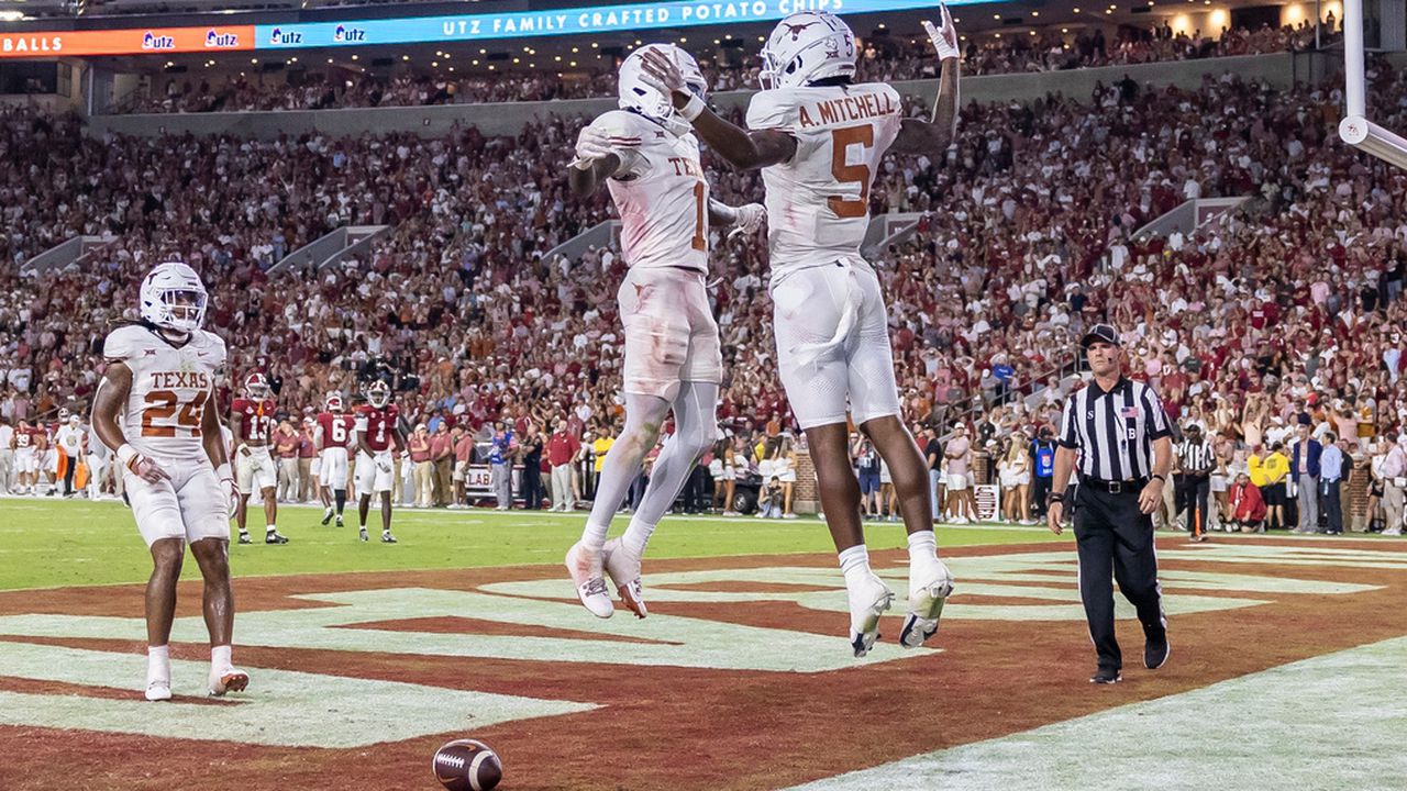 Texas fans, players chant âSECâ at Bryant-Denny Stadium during Alabama win