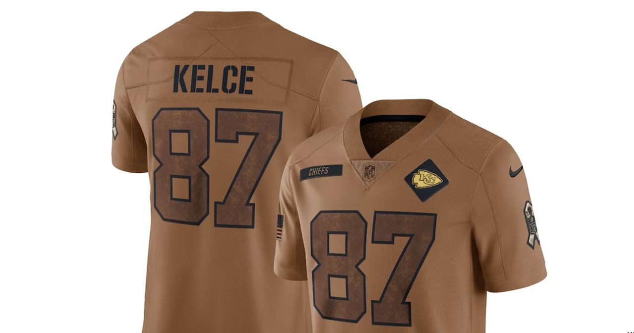 Travis Kelce Salute To Service Limited Jersey