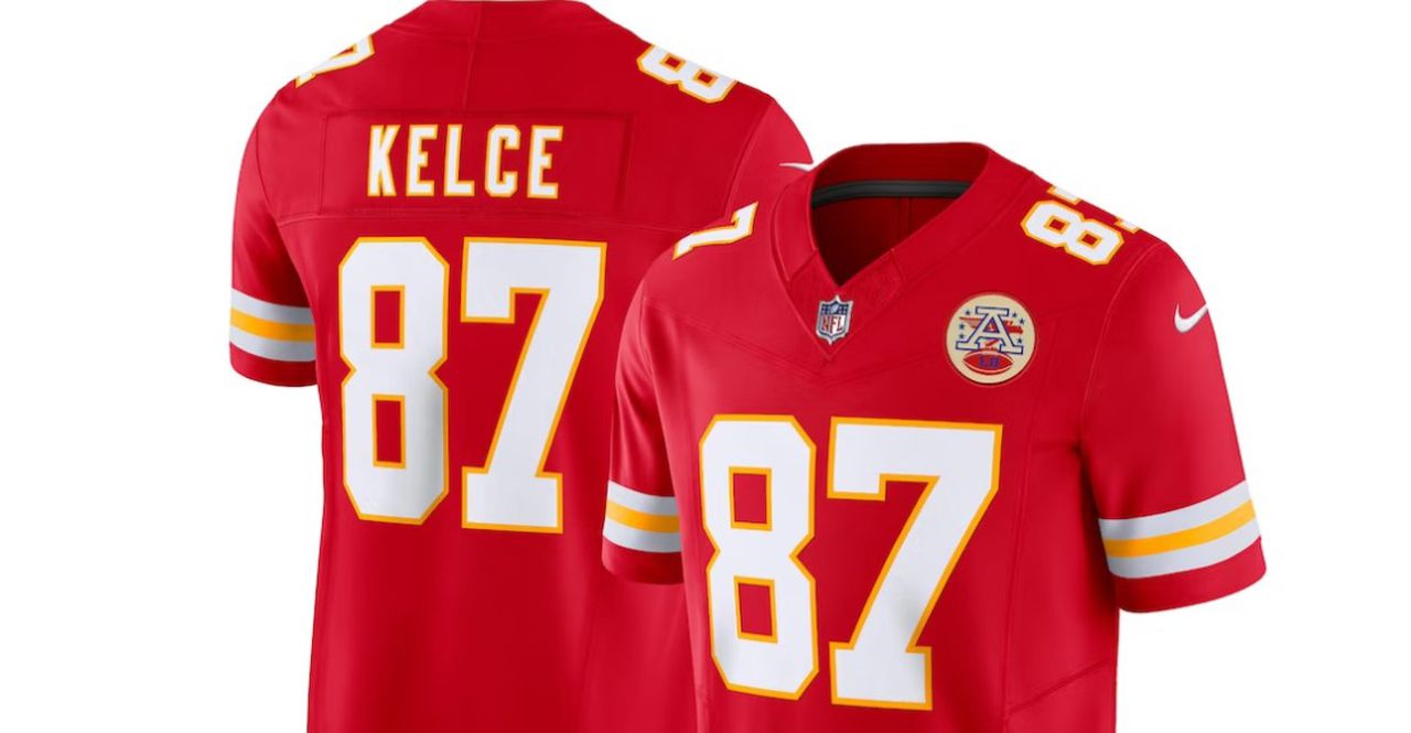 Travis Kelce jersey sales spike nearly 400 percent in wake of Taylor Swift; Get it here