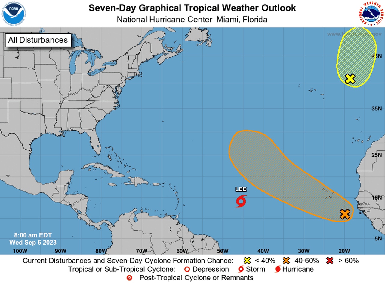 Tropical Storm Lee: Could it threaten the US?