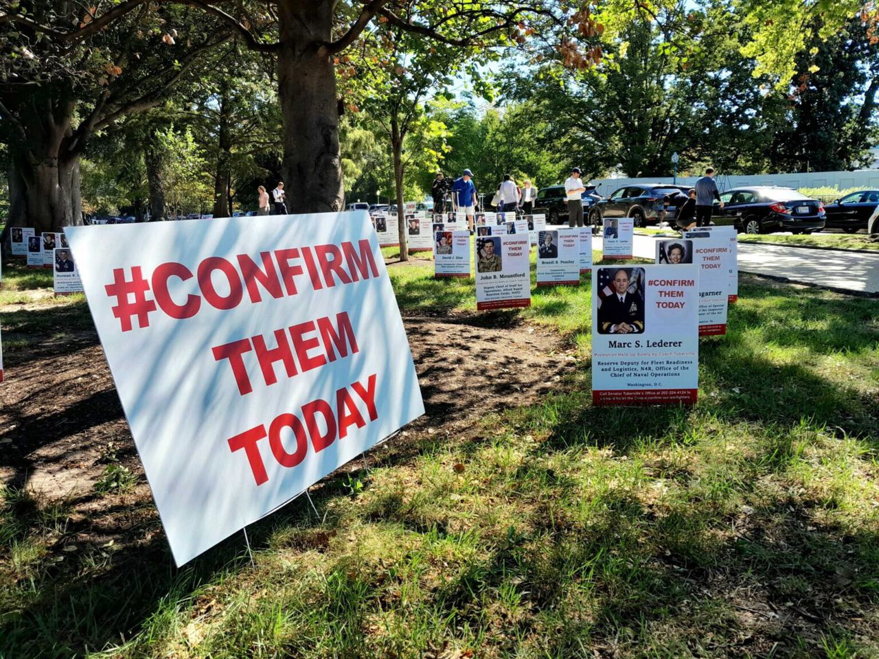 Tuberville plans to force vote on Marine Commandant nominee as military holds draw protest