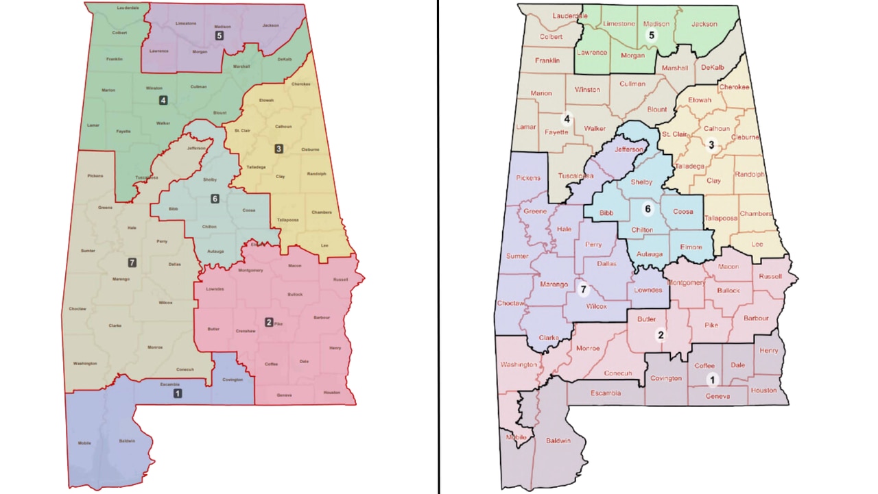 Alabama congressional maps