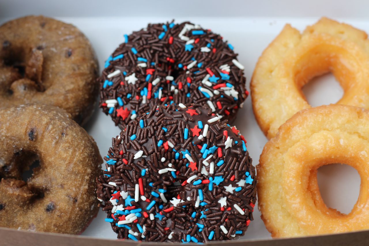 Cake doughnuts from the Heavenly Donut Co.