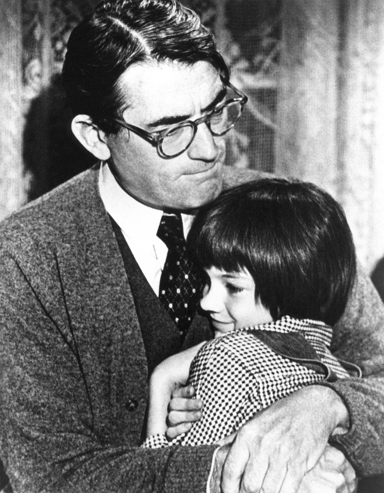 Gregory Peck and Mary Badham