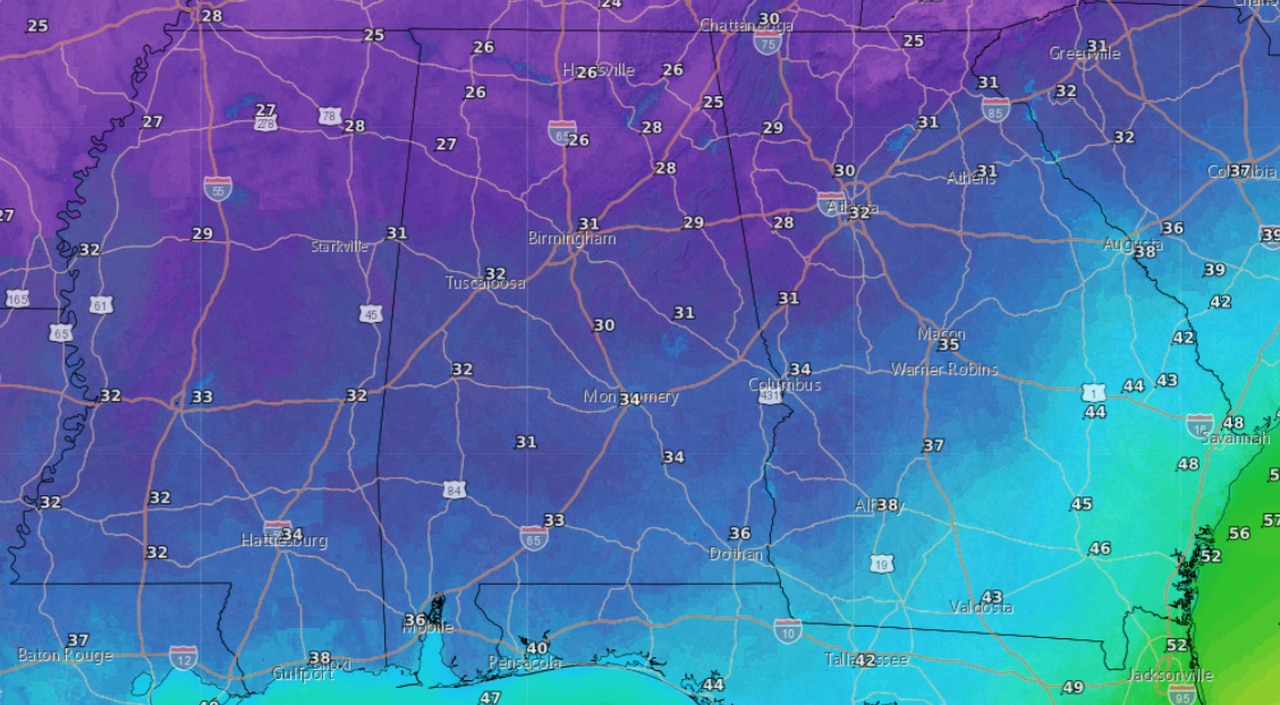 Alabamaâs Halloween forecast: Bone-chilling cold brings freezing warnings