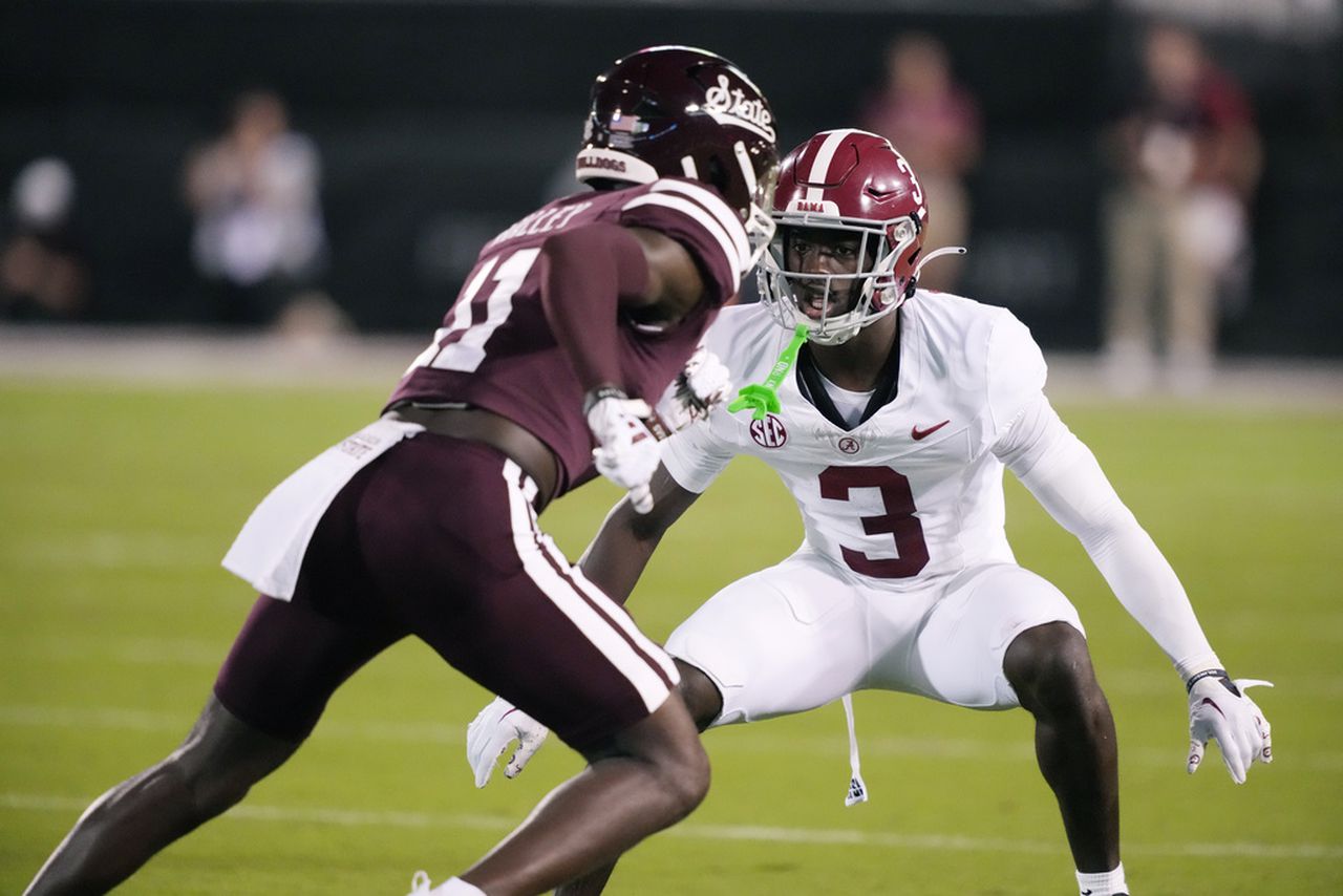 Alabamaâs Terrion Arnold describes on-field talk with Texas A&M receivers