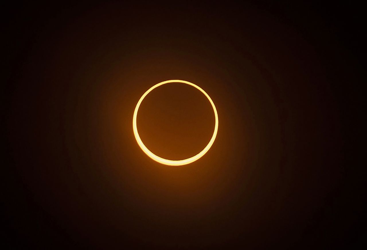 Annular solar eclipse brings cheers and shouts of joy as it moves across Texas and the Americas