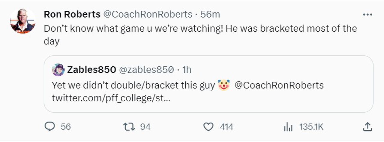 Auburn DC Ron Roberts responds to criticism of defense vs. Georgiaâs Brock Bowers