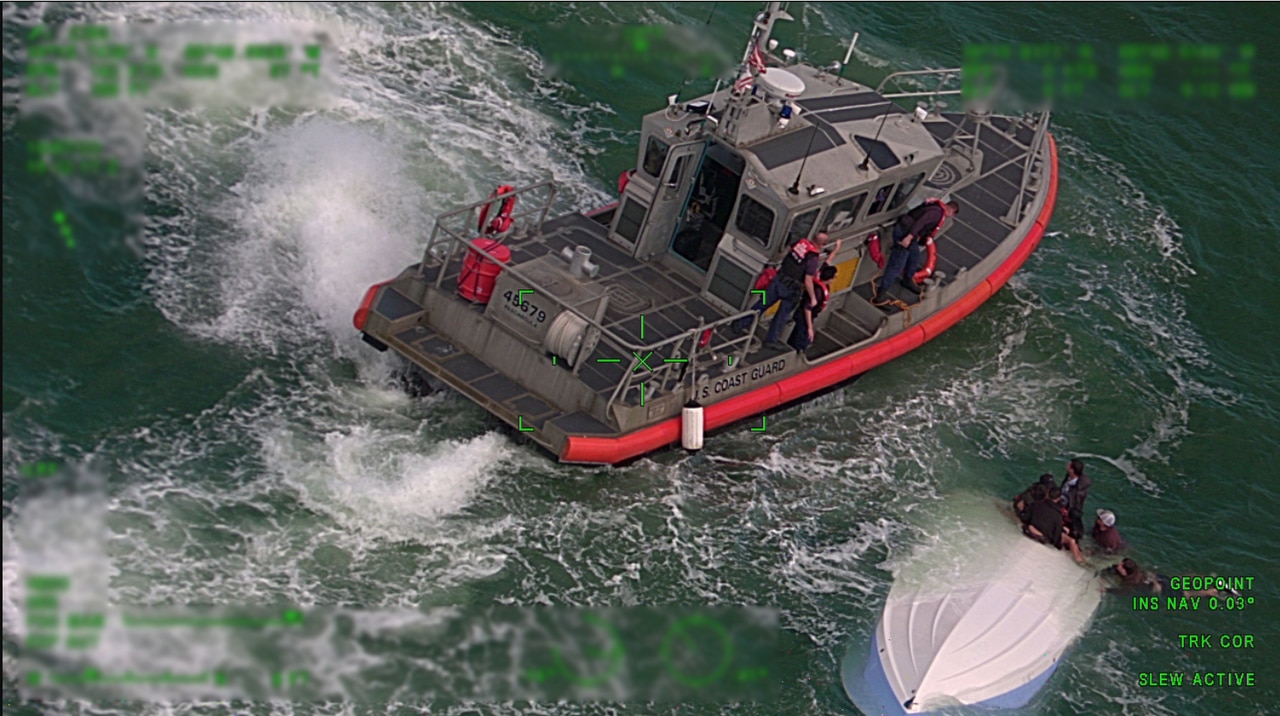 Coast Guard rescues 8 people, including child, clinging to overturned boat near Horn Island