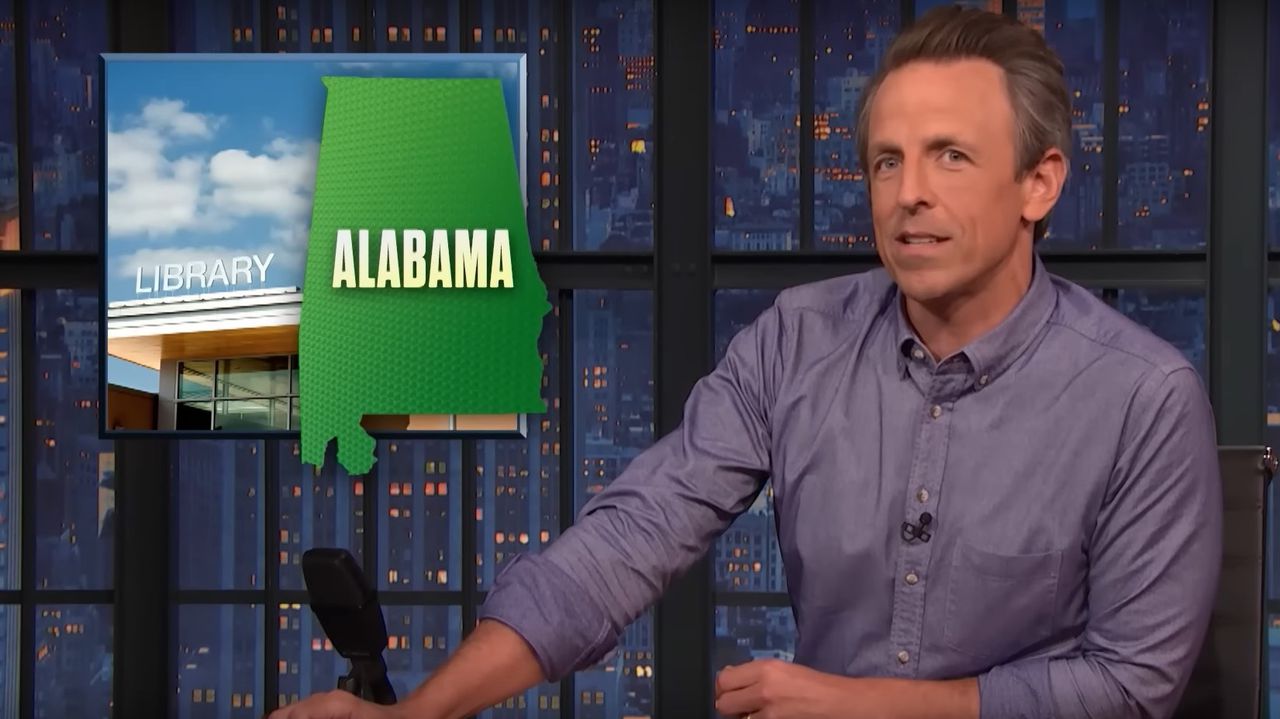 Colbert, Meyers joke about Alabama book mistakenly deemed sexually explicit