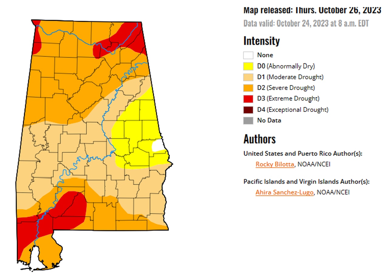 Coldest air of the fall headed for Alabama next week