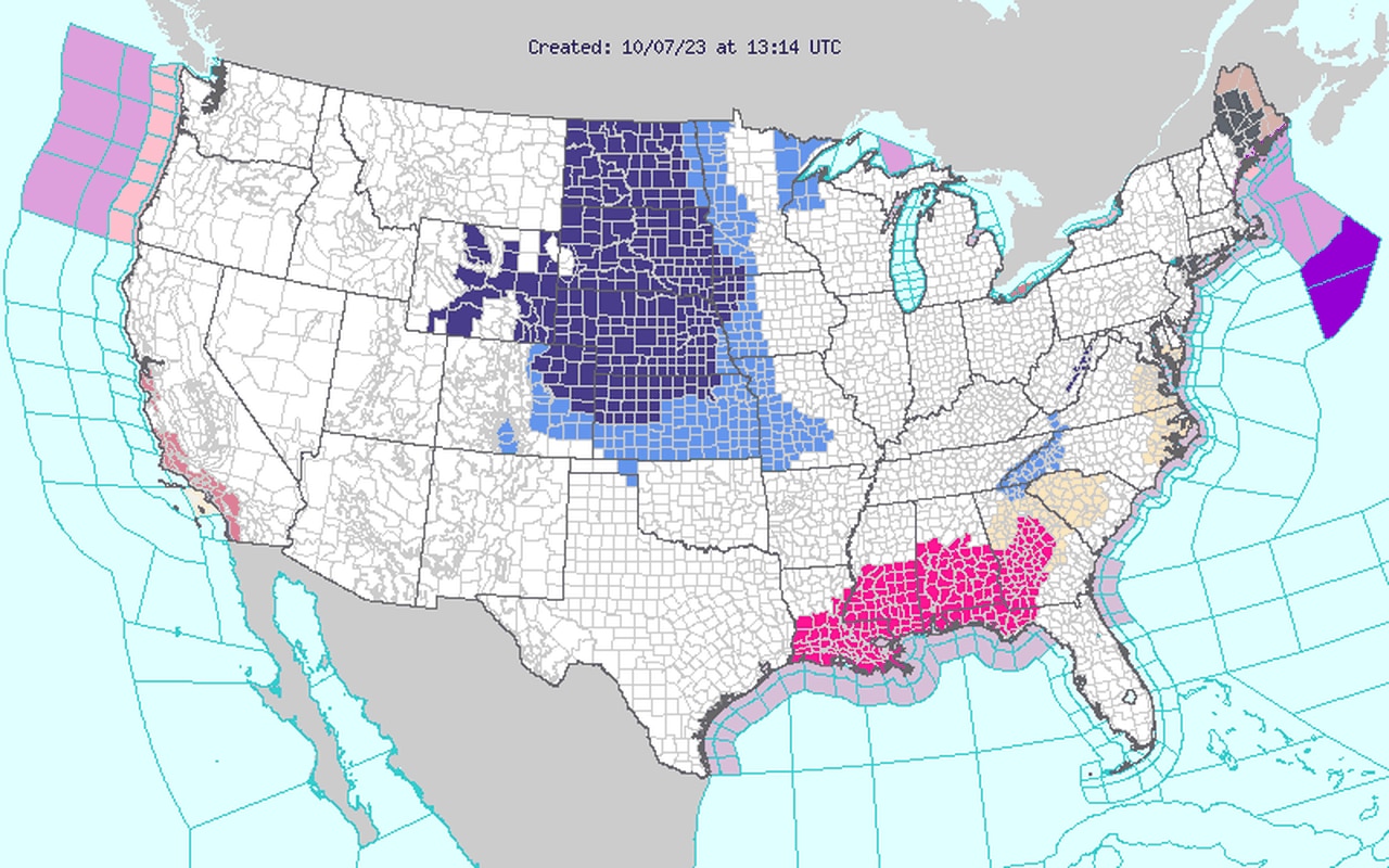 Conditions ripe for fires in parts of Alabama today