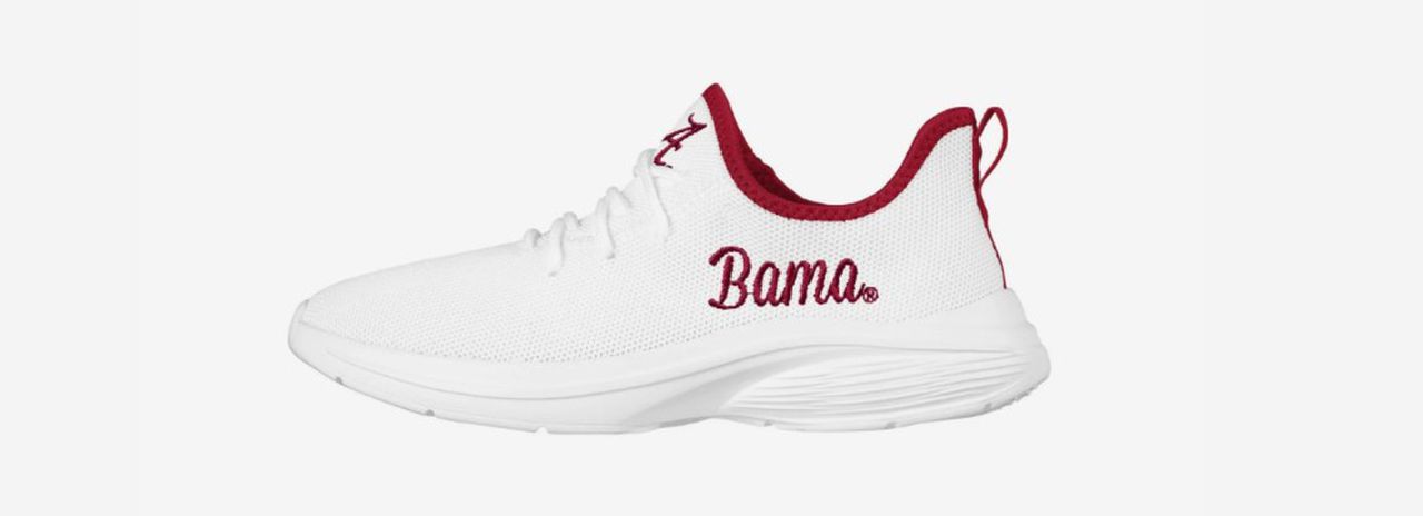 Get your Crimson Tide sneakers with Alabama logo