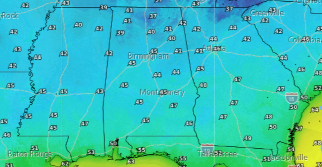 Sunday lows