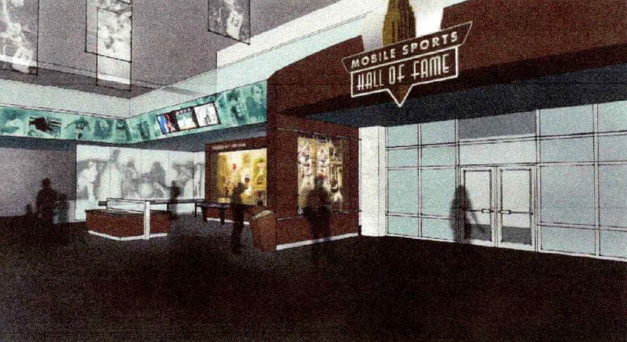 Mobile Sports Hall of Fame rendering