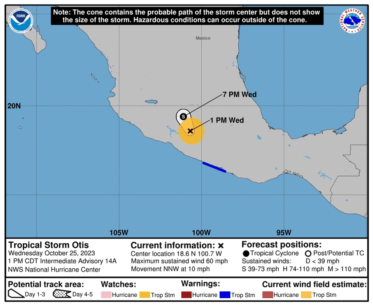 Hurricane Otis hits Mexico but won't bring Alabama rain