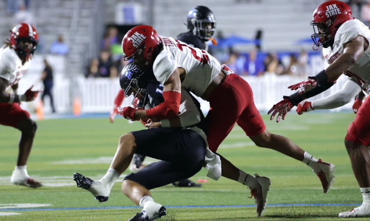 Jacksonville State rallies past Middle Tennessee, 45-30