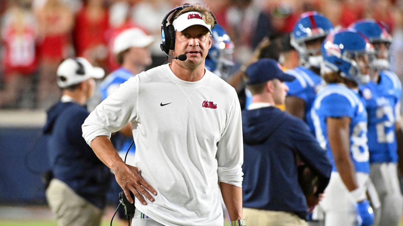 Lane Kiffin on Ole Miss visiting Auburn: âTheyâre a very different team at homeâ