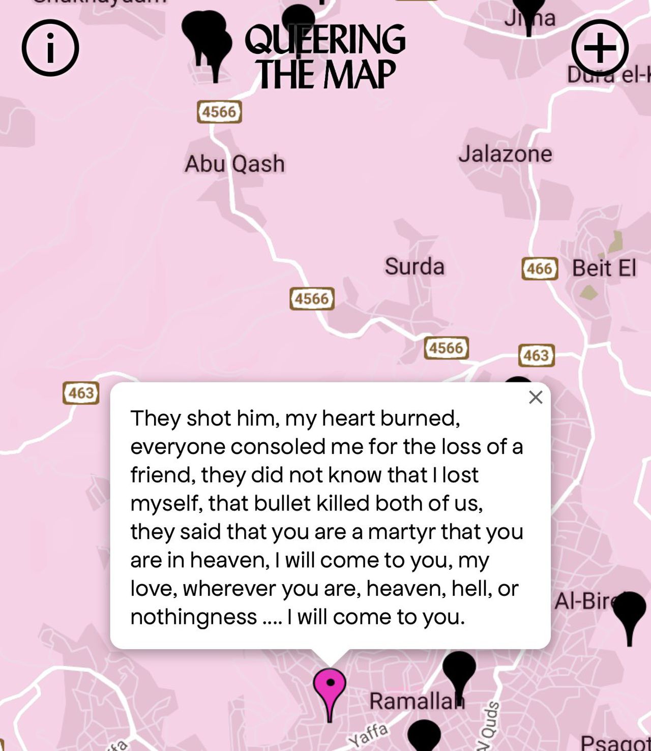 LGBTQ Palestinians in Gaza are sharing their last words on online mapping platform