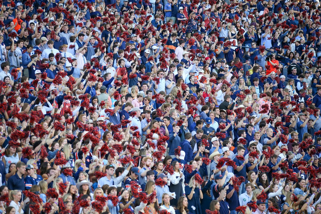 Looking for a positive from Auburnâs loss to Ole Miss? Look at the stands behind the SW endzone